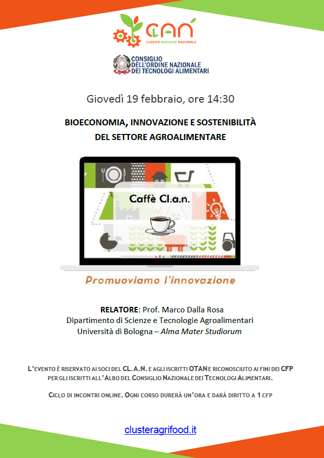 Bioeconomia, innovazione e sostenibilità del settore alimentare
